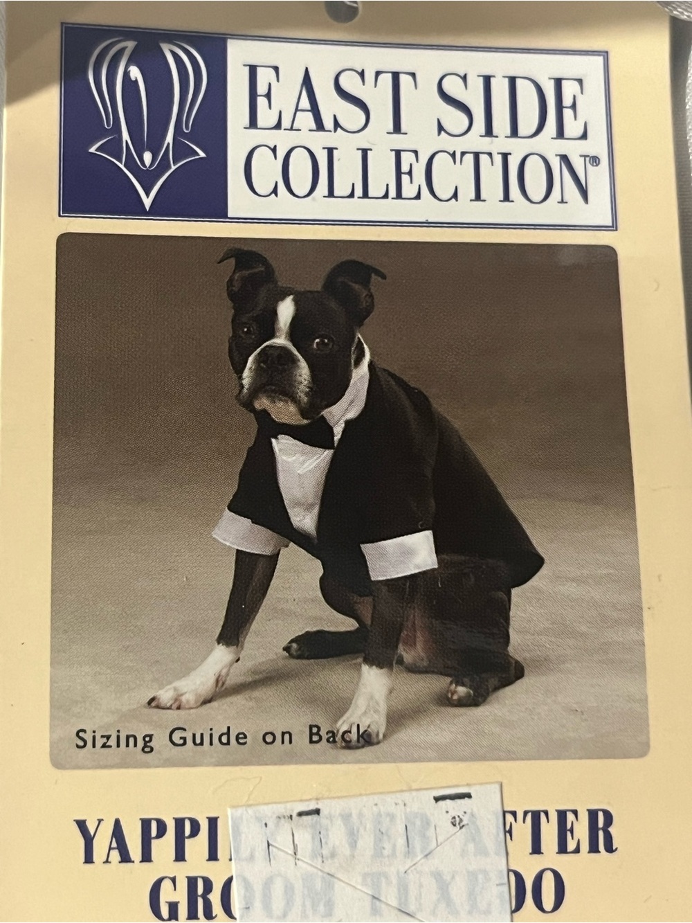 NWT Black & White Dog Tuxedo Jacket/Top